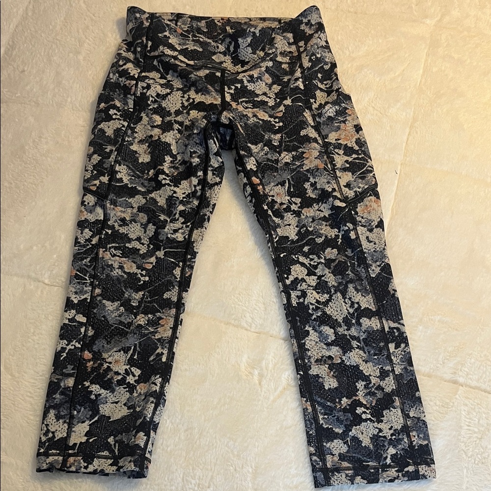 lululemon athletica Floral Camouflage Leggings